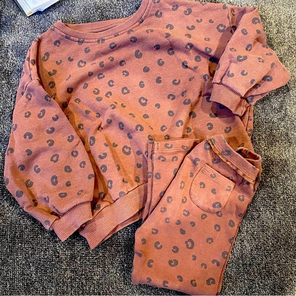 Zara leopard Set sz 3T 4T
